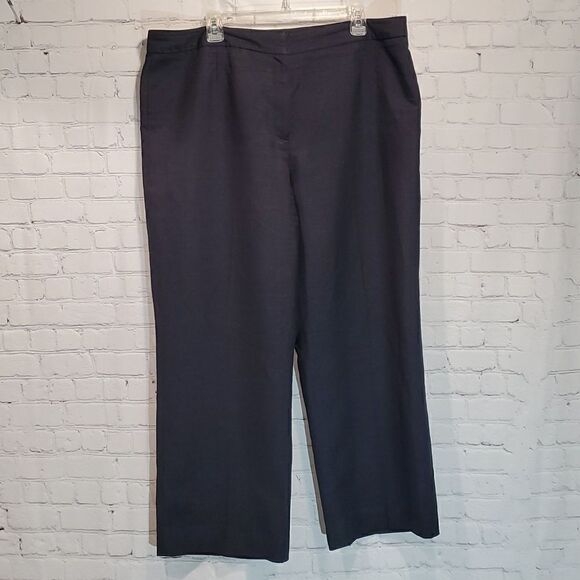 Kasper seperates plus size 18 navy blue dress pants - Picture 1 of 9